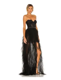 For Love and Lemons Bustier Gown Black Size M / AU 10 for rent on The Volte - image 2