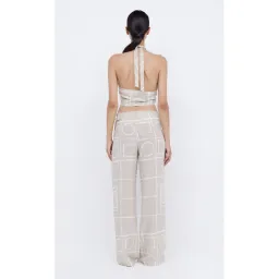 Bec & Bridge Salma Top Size 6 and Pants Size 8 Set in Beige  for rent on The Volte - image 1