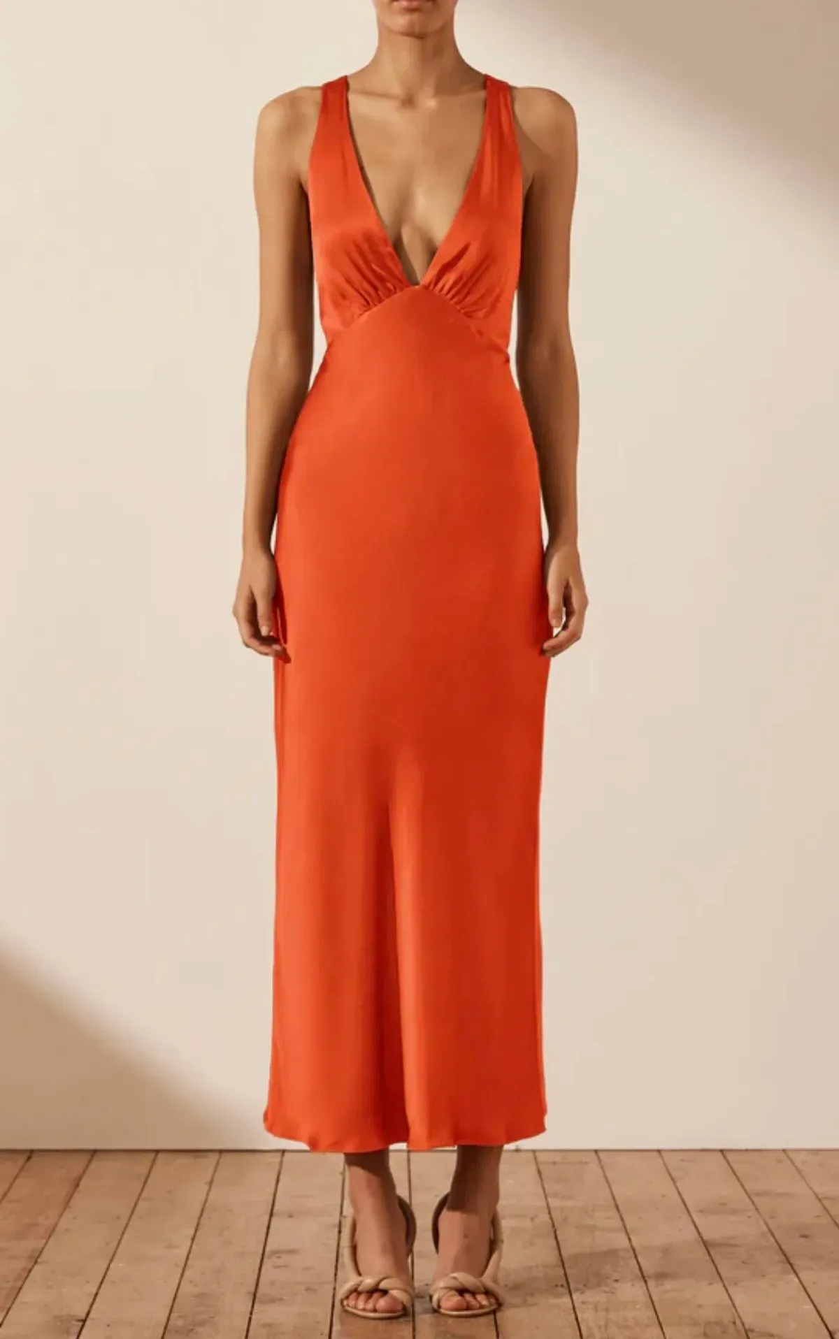 Shona Joy Milo Dress Orange Size 8  - Image 4