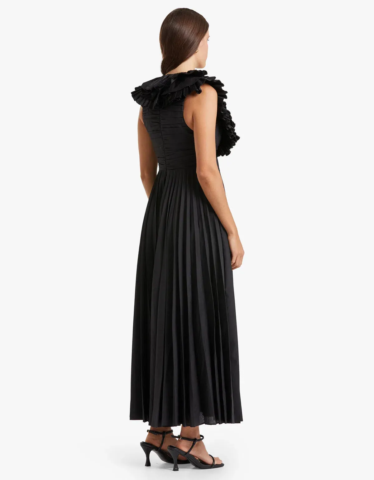 Acler Elsher Maxi Dress Black Size 8 - Image 4