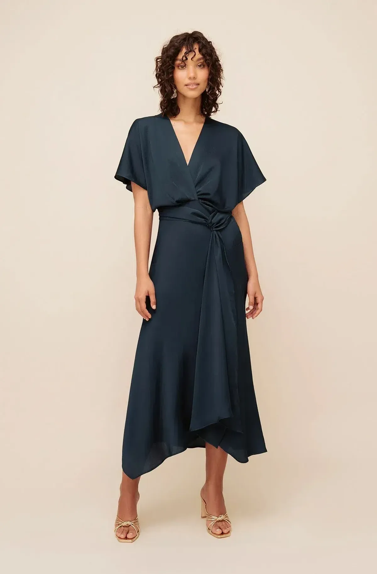 Sheike Wonderland Maxi Dress in Peacock Size 16 - Image 2