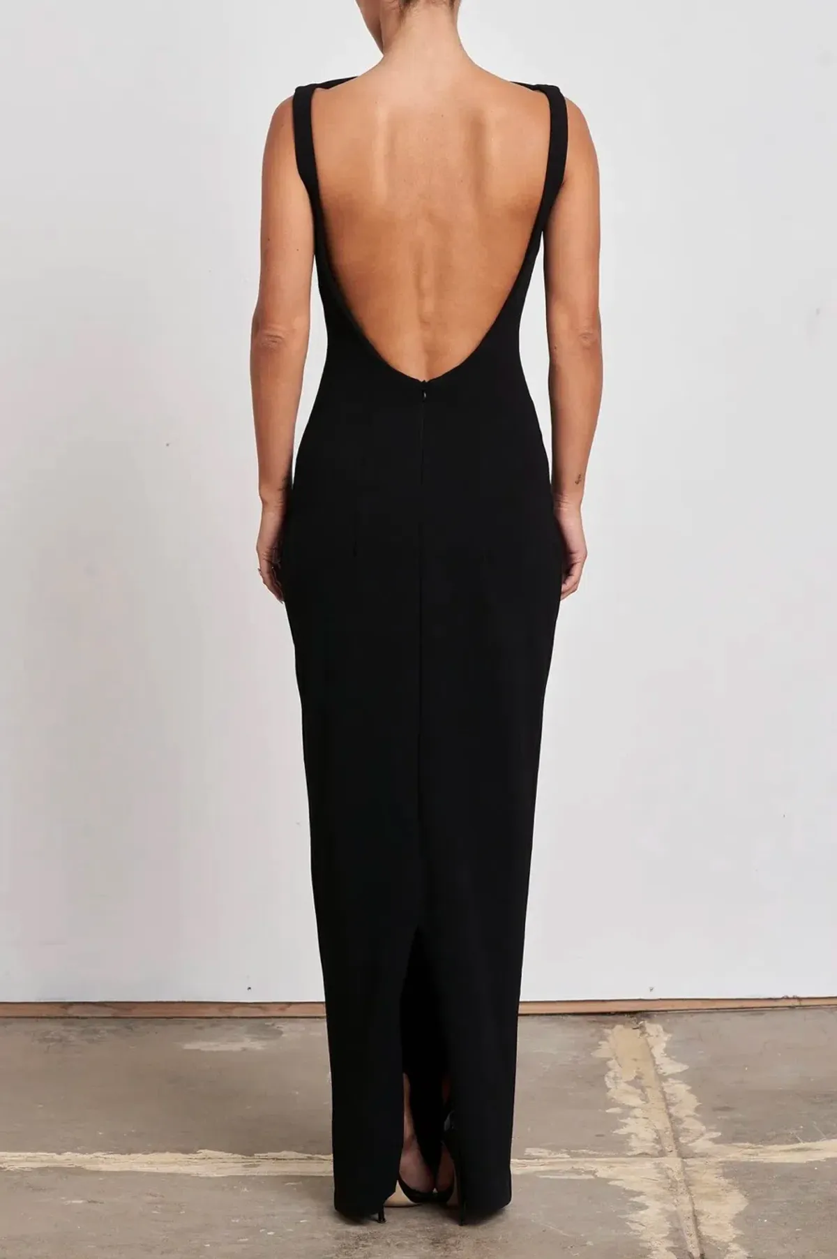 Effie Kats Verona Gown Black Size 8 - Image 4