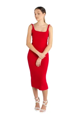 Bec & Bridge C'est Magnifique Midi Dress Red Size 8 for rent on The Volte - image 1