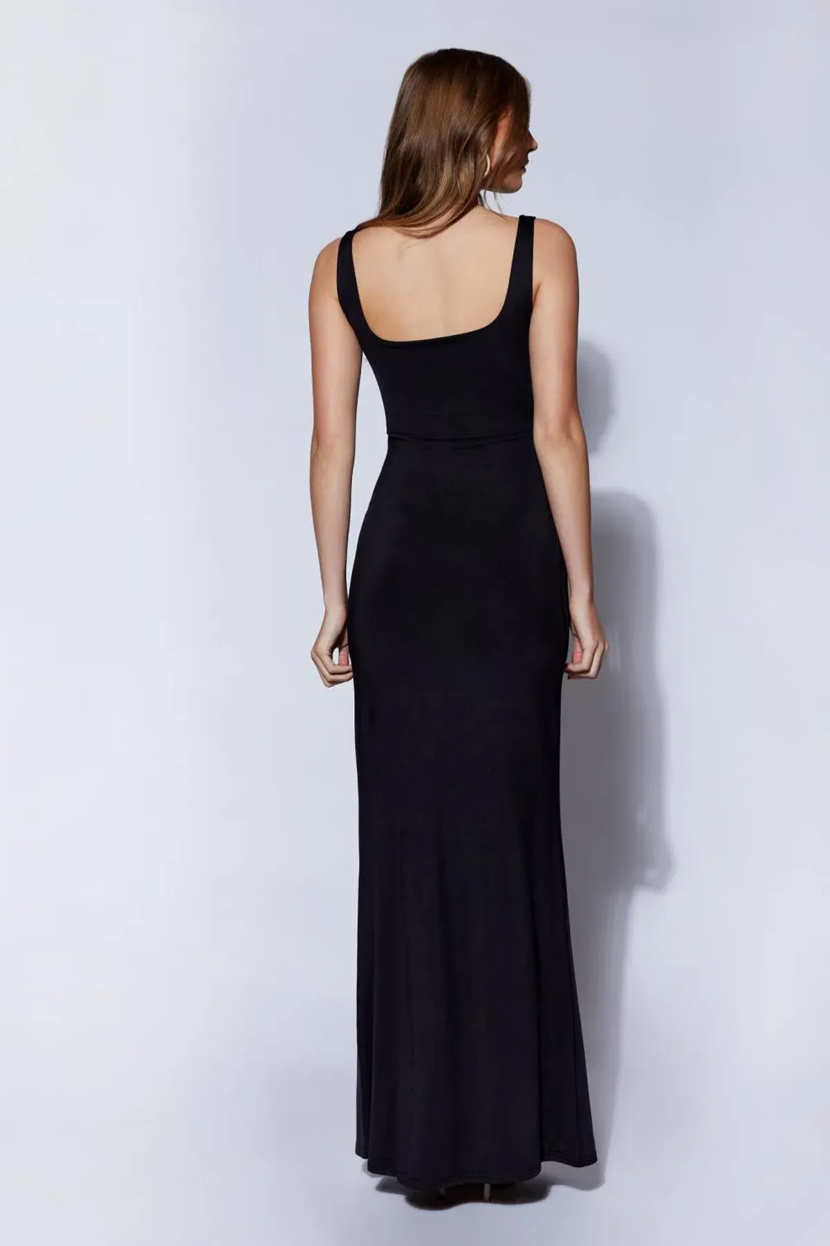 Meshki Fishtail Maxi Dress Black Size 8 - Image 2