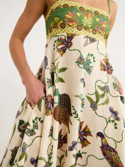Alemais Birdie Sundress Print Size 16  for rent on The Volte - image 3