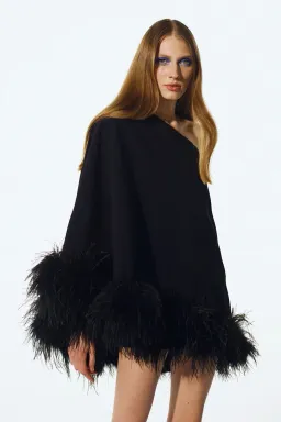 THE NEW ARRIVALS by İlkyaz Özel Marlene in Shanghai Express Mini Dress Black Size 6/XS for rent on The Volte - image 2