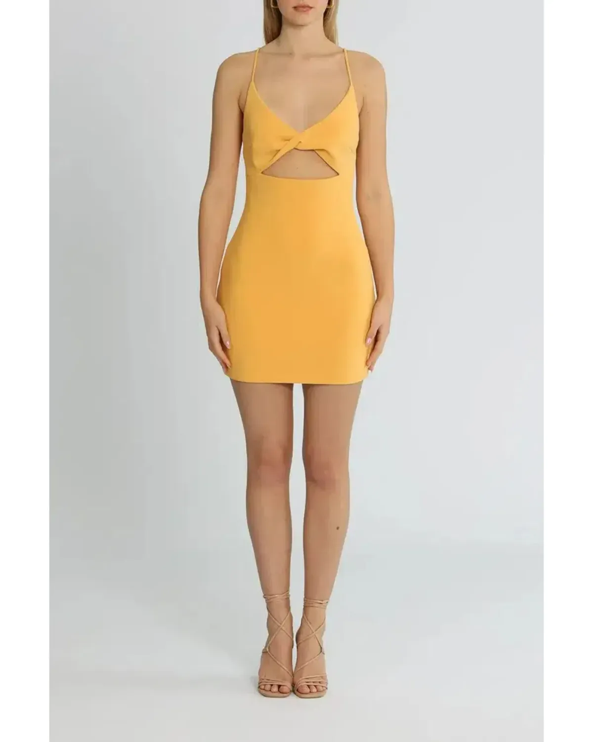 Bec & Bridge Cammi Mini Dress Orange Size AU 6 - Image 1