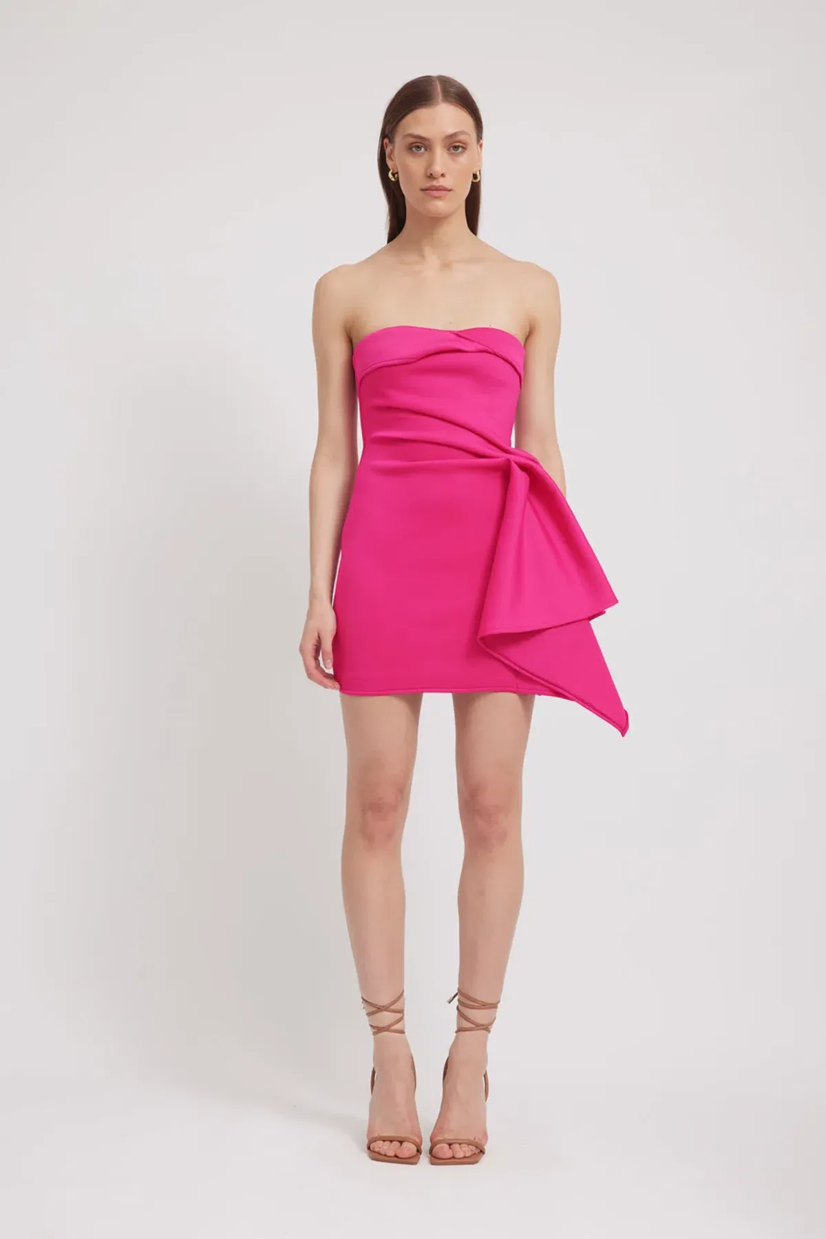 Tojha Nevie Mini Dress Fuchsia Size S / AU 8 - Image 1