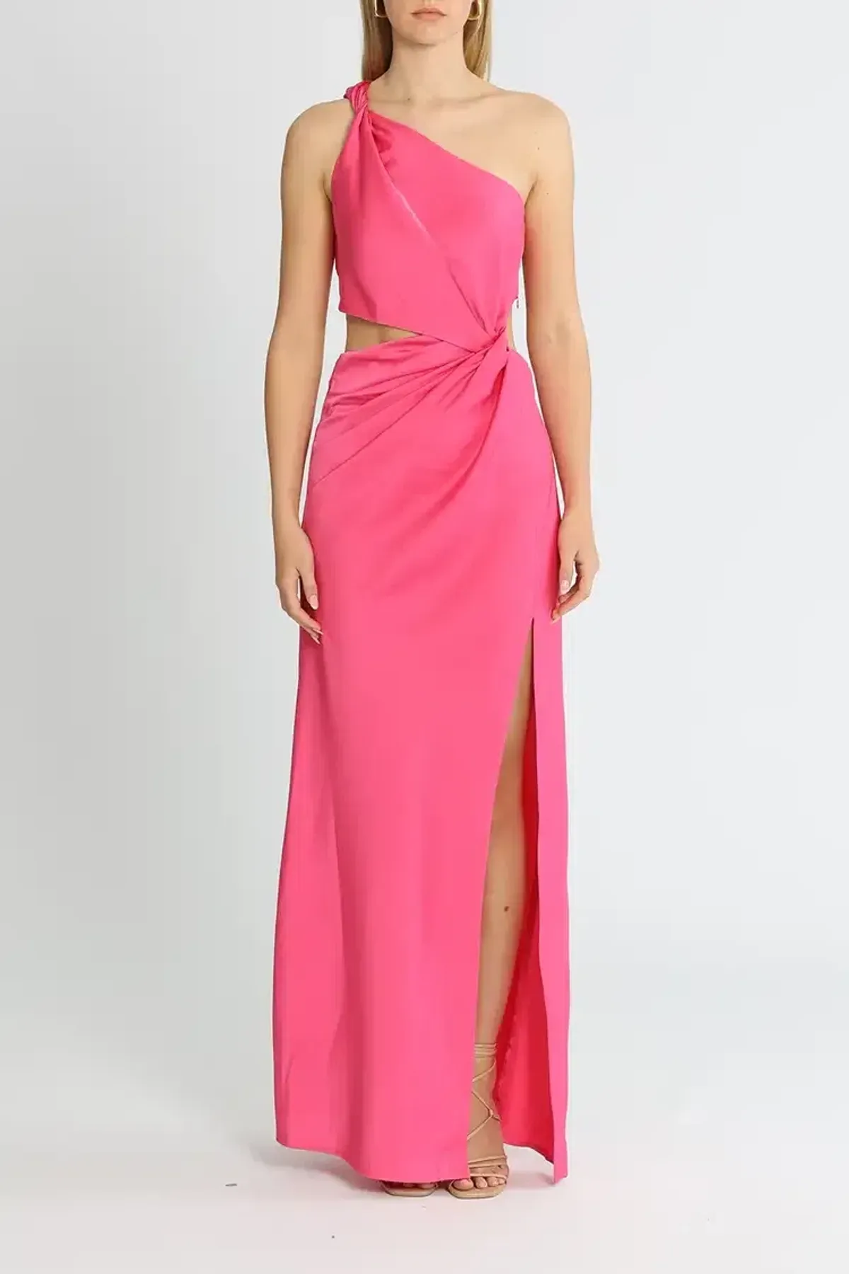 MISHA Kristin Gown Pink Size 8/S - Image 1