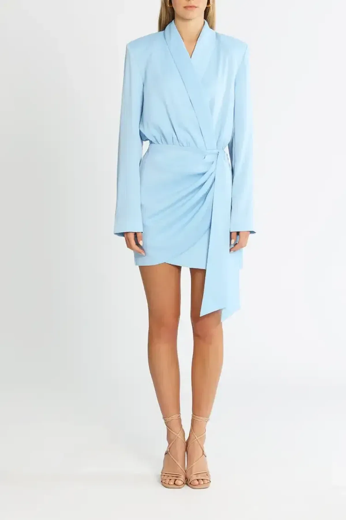 MISHA Azera Mini Dress Blue Bell Size 10/M - Image 1