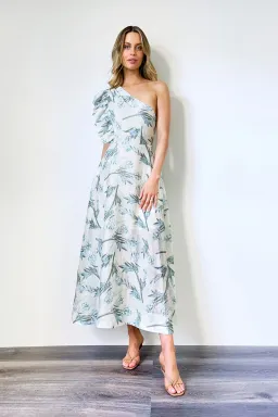 Lakeyo Lizane Midi Dress Print Size AU 8  for rent on The Volte - image 2