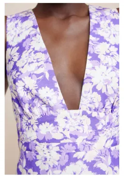 Acler Ardanary Maxi Dress Violet Imprint Size AU 12 for rent on The Volte - image 4