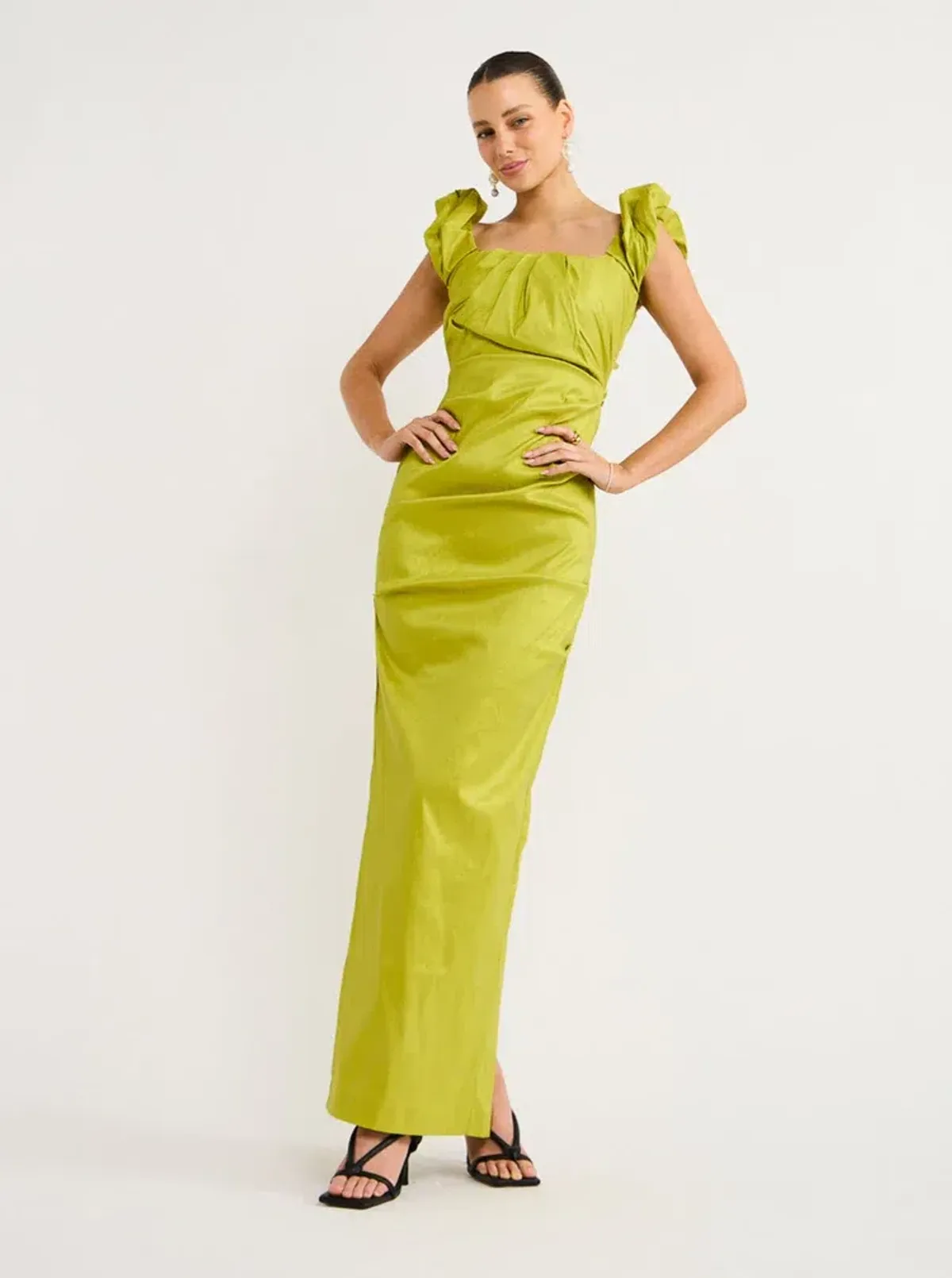 Rachel Gilbert Kalina Gown In Green Size AU 6 - Image 2