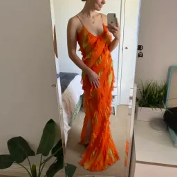 Rat & Boa Rio Maxi Dress Orange Size S / AU 8 for rent on The Volte - image 5