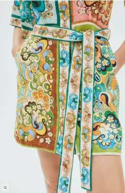 Alemais Dreamer Shirt Dress Multi Floral Size 6 for rent on The Volte - image 5