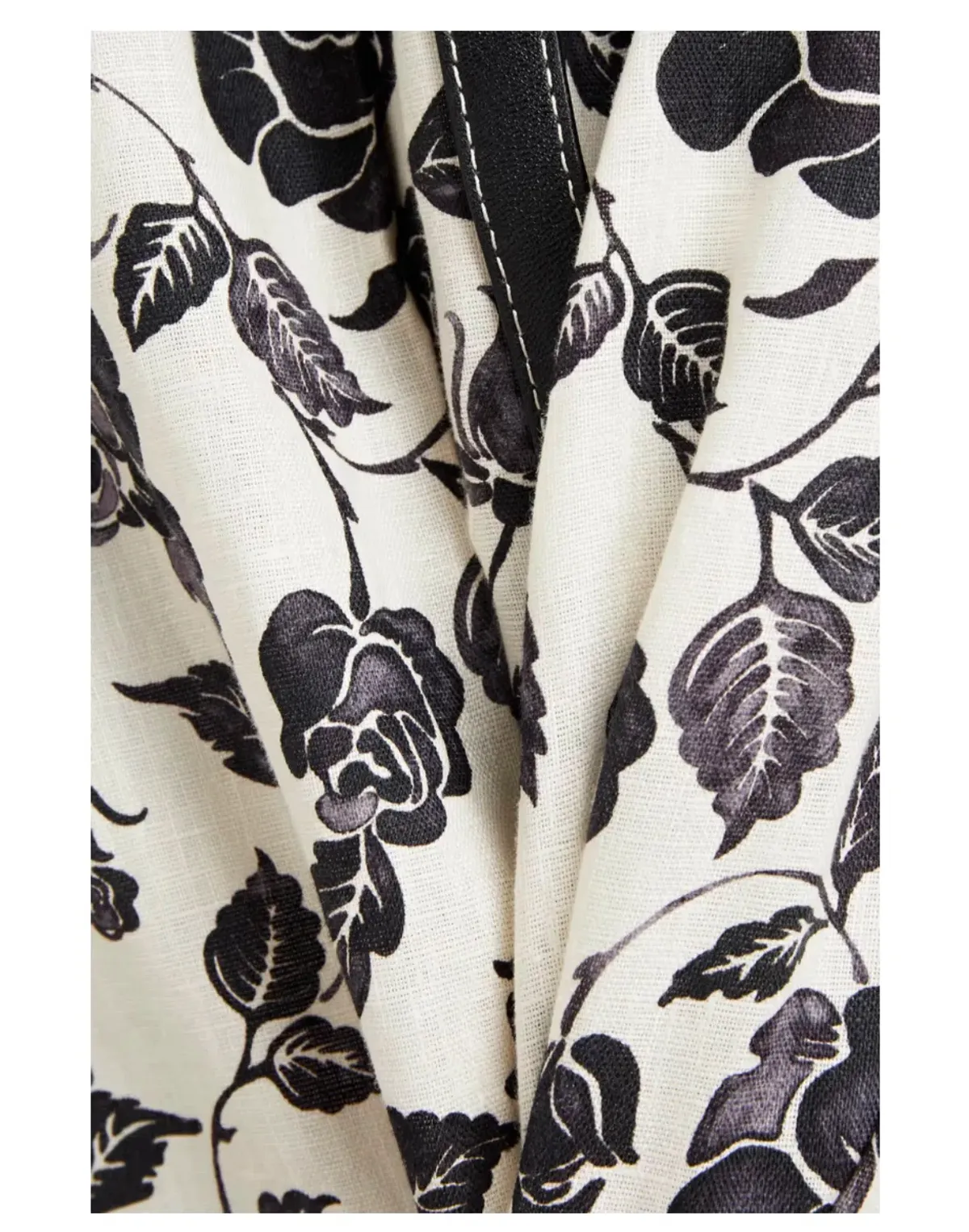 Zimmerman Slub Floral-print Linen-canvas Maxi Skirt Size AU 8   - Image 3