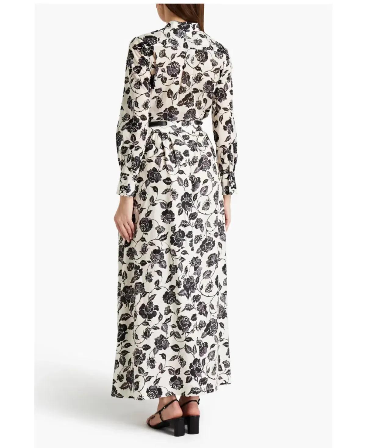 Zimmerman Slub Floral-print Linen-canvas Maxi Skirt Size AU 8   - Image 2
