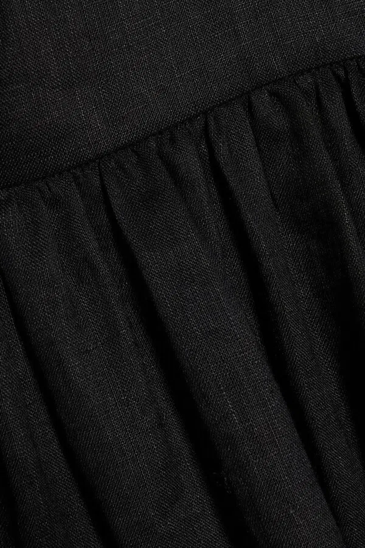Zimmermann Juliette Bow One Shoulder Linen Maxi Dress Black Size 1 / AU 10 - Image 3