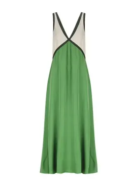 Sancia Naomi Colorblocked Maxi Dress Green Size AU 8 for rent on The Volte - image 4