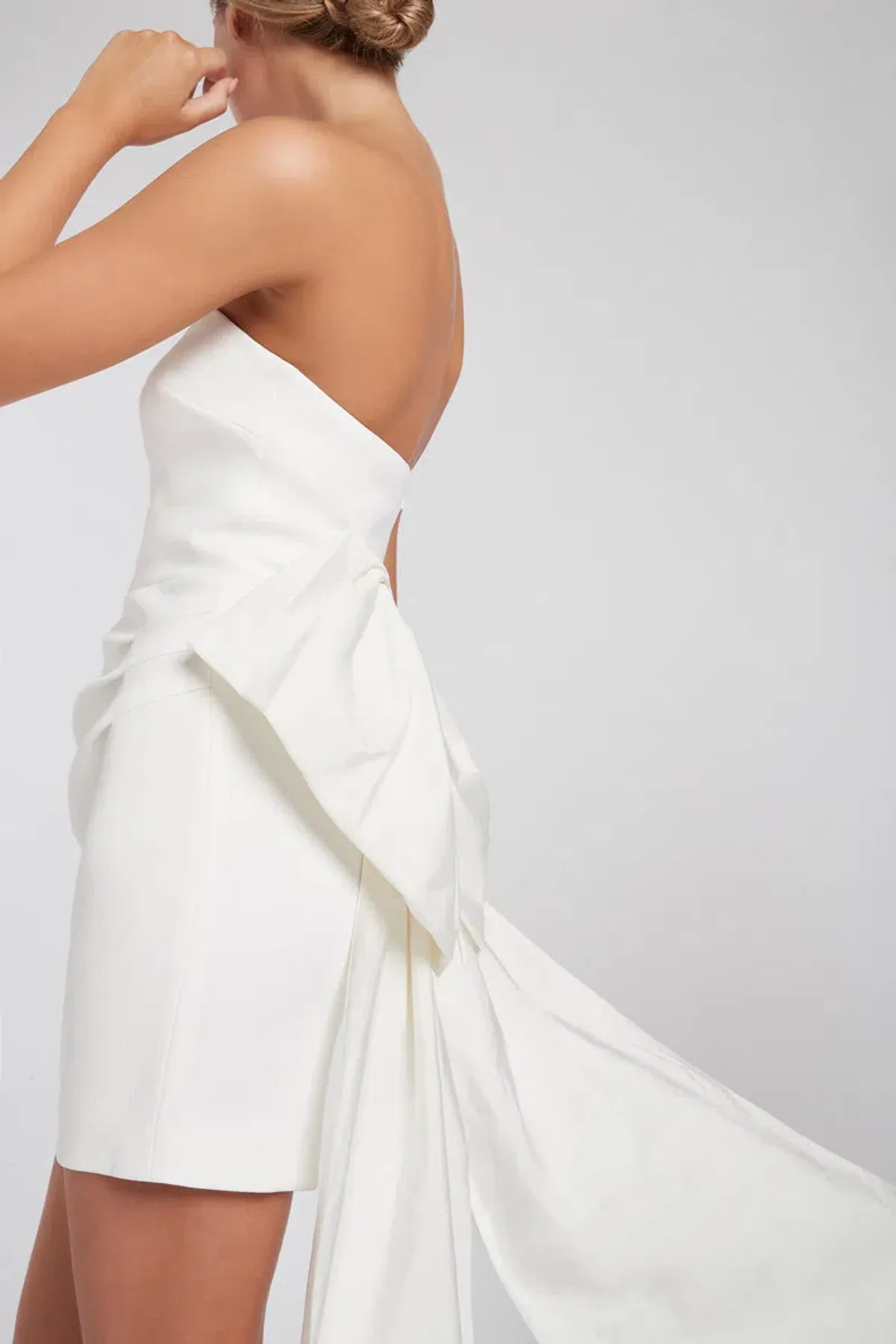 Rebecca Vallance Daphne Mini Dress Ivory Size 8 - Image 4