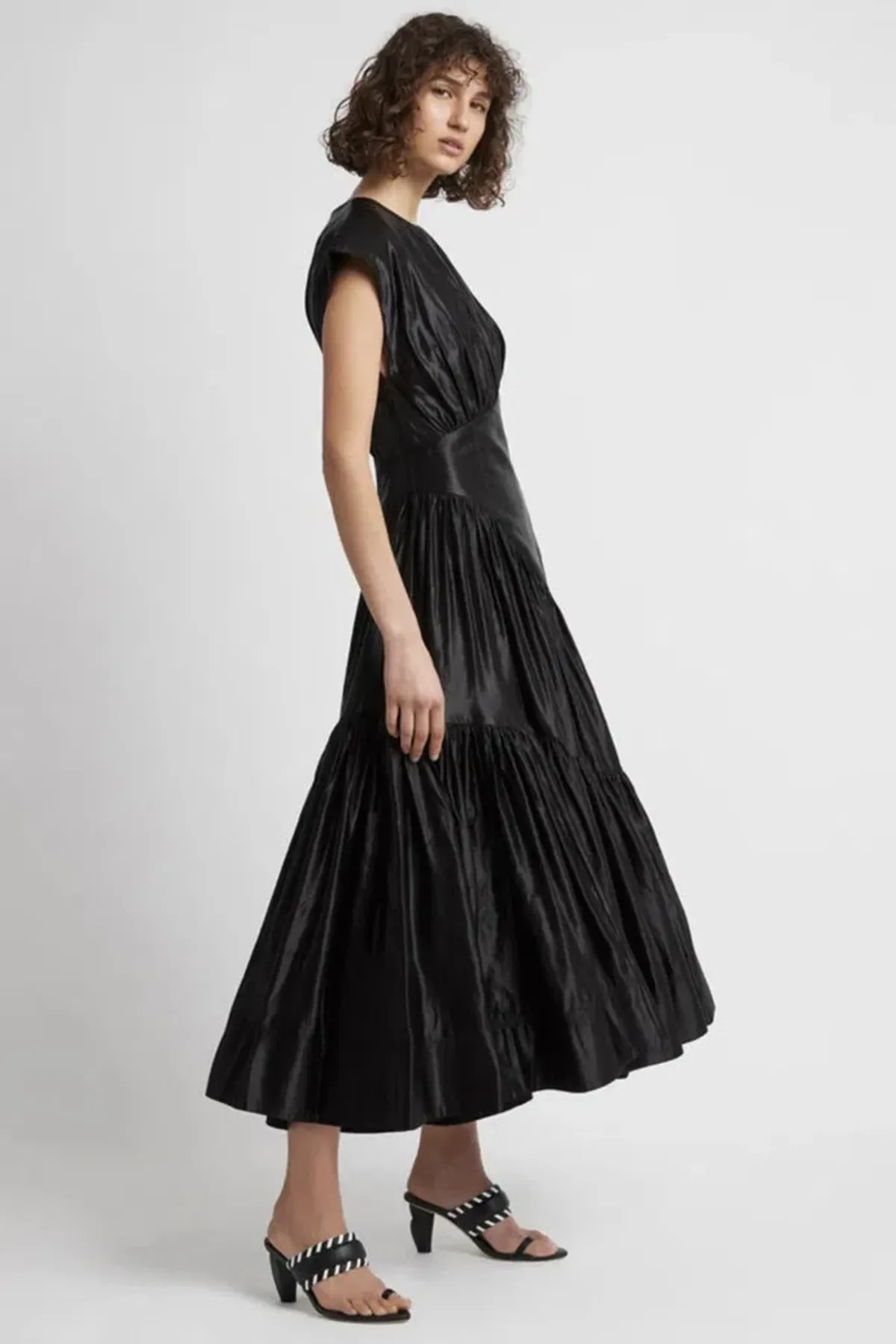 Aje Serendipity Reflection Midi Dress Black Size 10 - Image 2