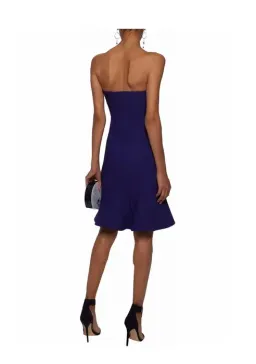 Cinq a Sept Calvina Fluted Candy Dress Indigo Size 4 for rent on The Volte - image 2