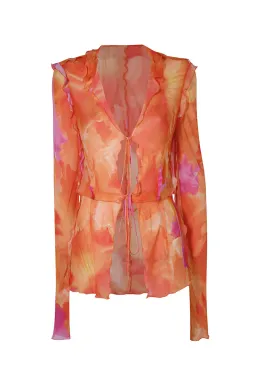 Rat & Boa Fiametta Blouse Multi Size XL / AU 14 for rent on The Volte - image 3