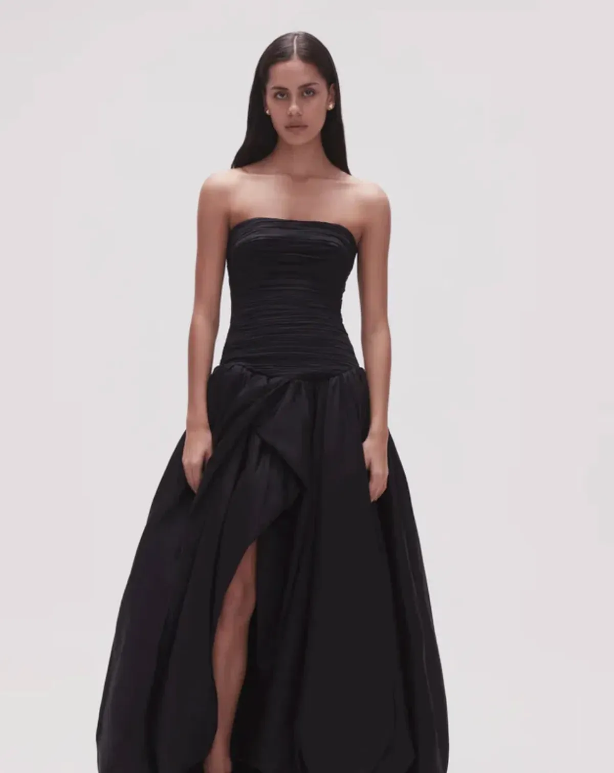 Aje Violette Bubble Hem Maxi Dress Black Size 8 - Image 5