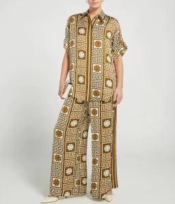 Alemais Dimi Jacquard Shirt & Pant Set Print Size 8 for rent on The Volte - image 5