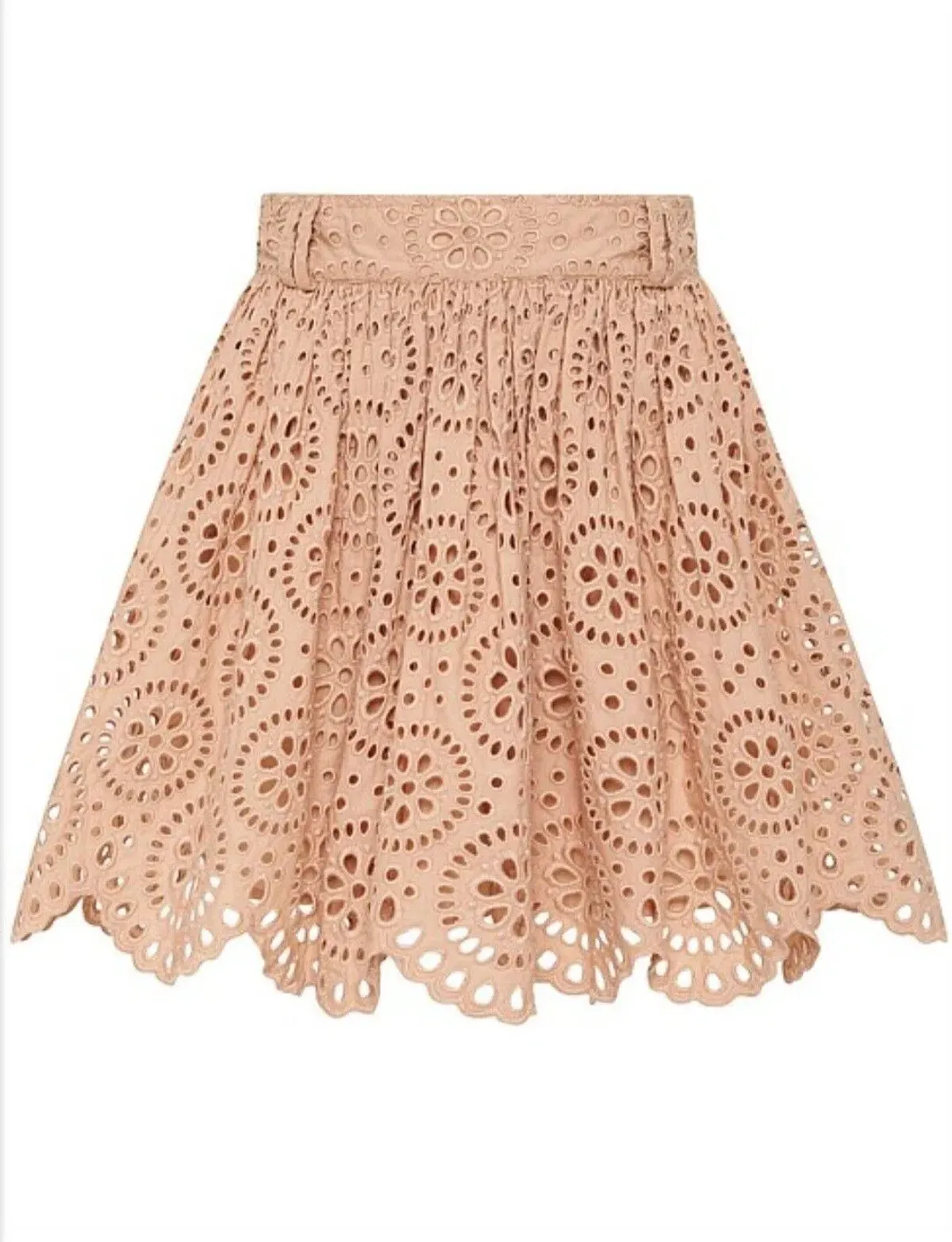 Aje Salita Broderie Skirt in Bleachcoast Beige Size 8 - Image 3