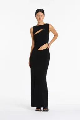 Sir the Label Nadja Cut Out Maxi Dress Black Size 6 for rent on The Volte - image 3