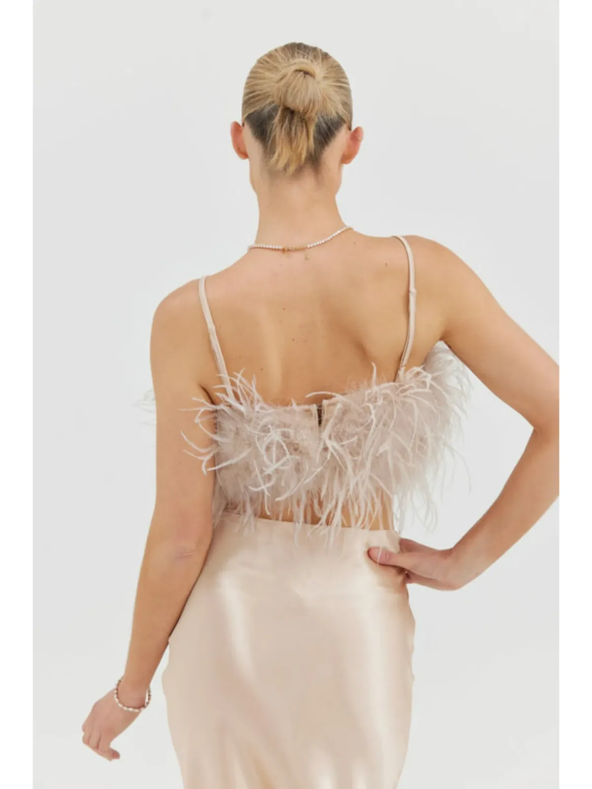 Bubish Iris Top & Harlow Skirt Champagne Size S / AU 8 - Image 4
