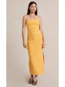 Bec & Bridge Cammi Midi Dress in Marigold Size AU 10 for rent on The Volte - image 1