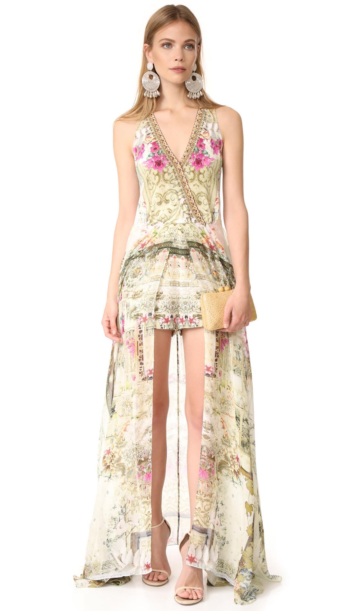 Camilla Girls in the Garden Wrap Romper Size S - Image 4