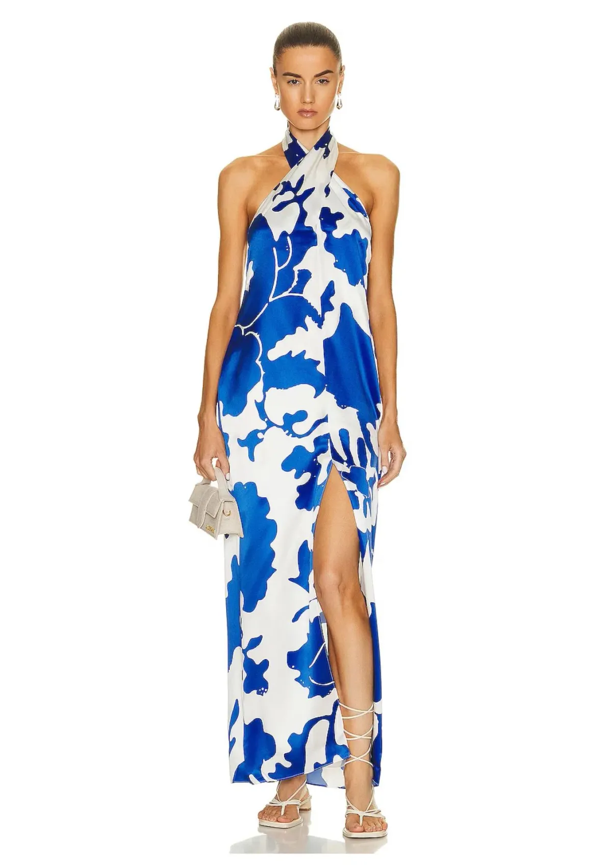 Sir The Label Esme Halter Dress Merce Abstract Print Size 0 / 6 AU - Image 1