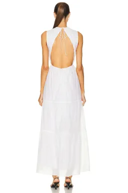 Sir The Label Emme Tiered Dress Ivory Size 1 / 8 AU for rent on The Volte - image 3