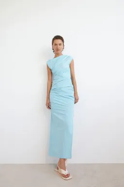 Paris Georgia Kaya Dress Iris Blue Size L / AU 12 for rent on The Volte - image 1