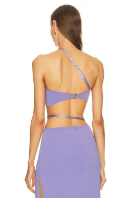 Bec & Bridge Zadie Crop Top & Strap Maxki Skirt Set Grape Purple Size 8 for rent on The Volte - image 2