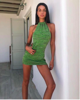 Bamba dress green size XS for rent on The Volte - image 1