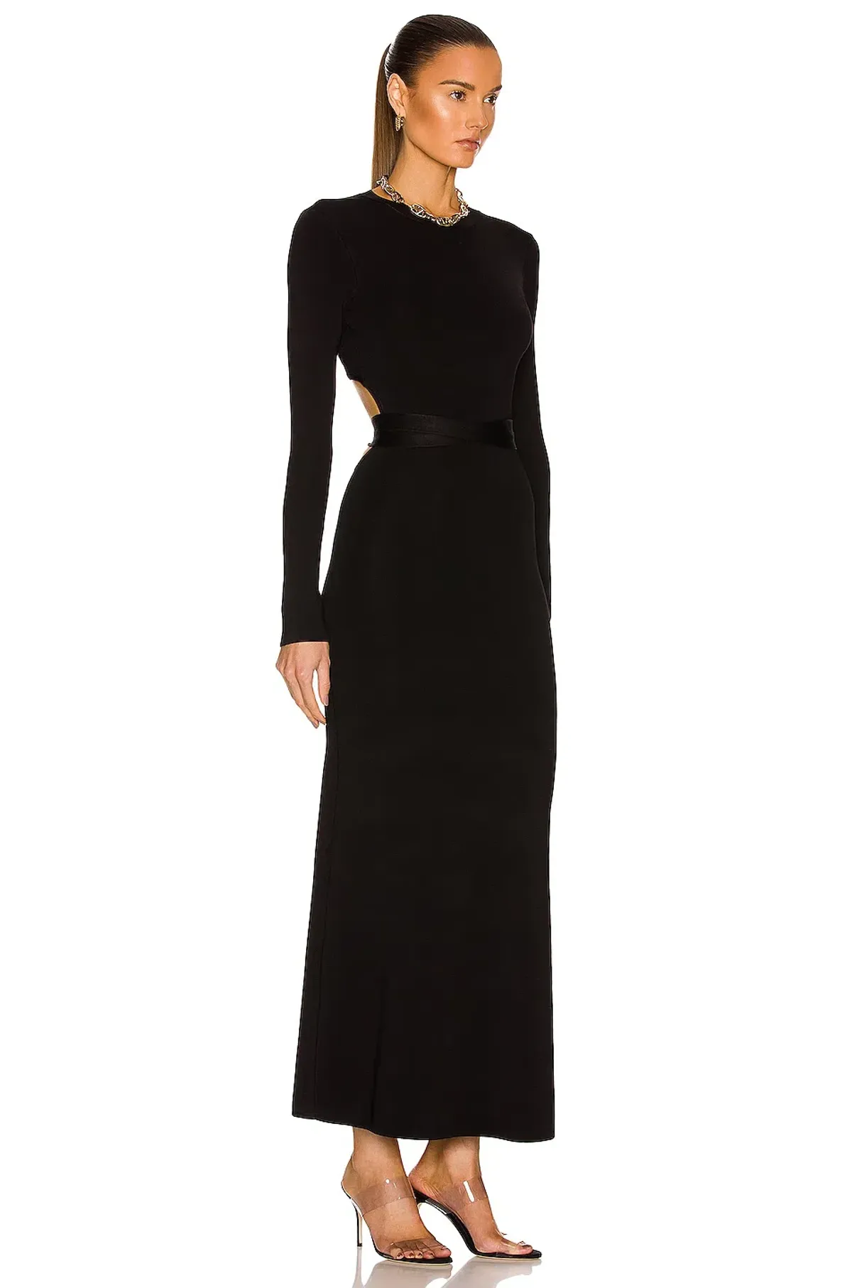 Sir The Label Georges Open Back Dress Black Size 1/ Au 8 - Image 2