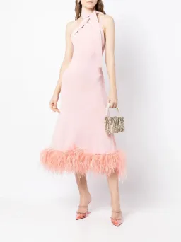 Rachel Gilbert Rita Dress in Pink Size 3/AU12 for rent on The Volte - image 1