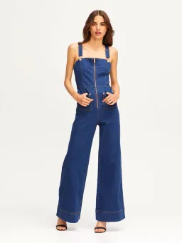Alice McCall Quincy Overalls Indigo Size 4 for rent on The Volte - image 1