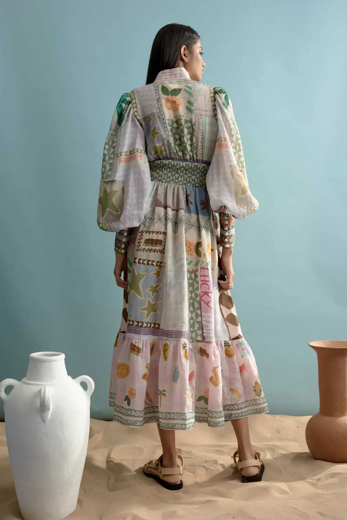 Alemais Emma Gale Shirtdress Multi Size 12 - Image 6