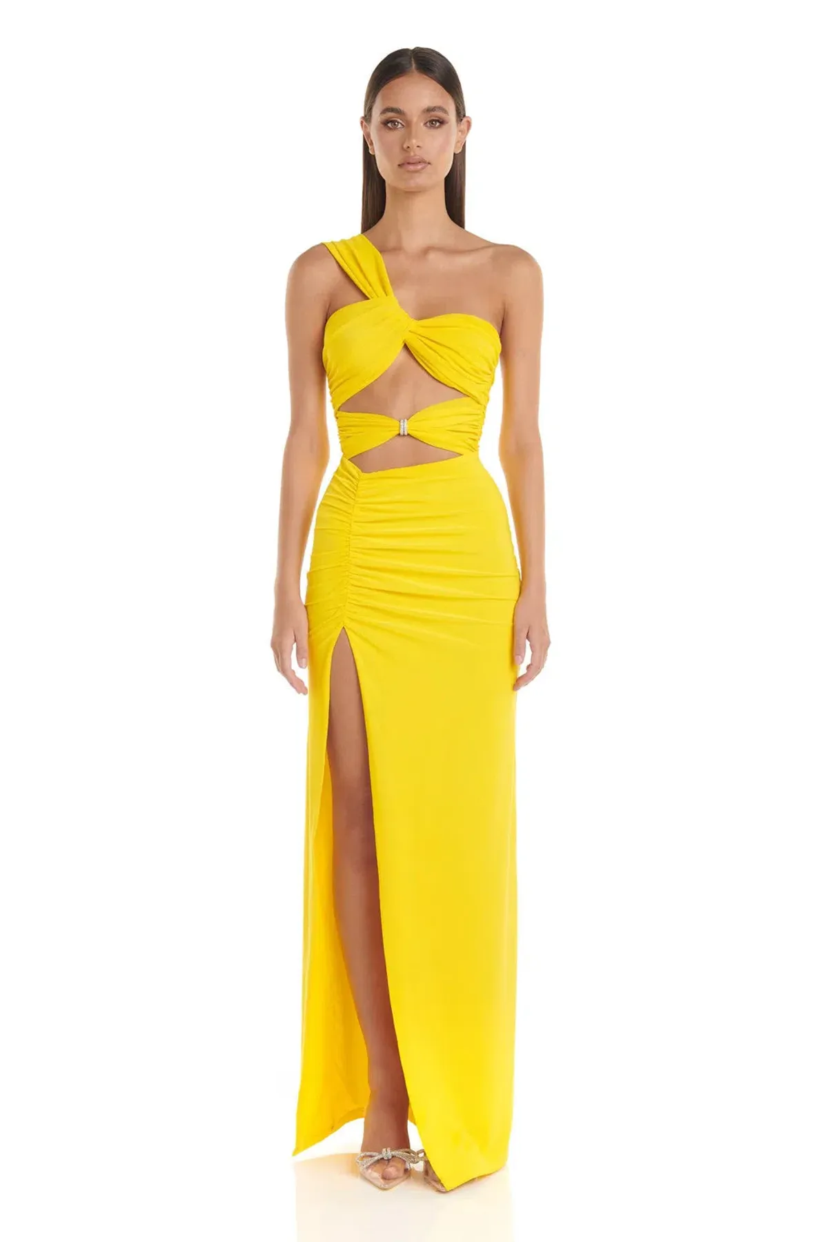 Eliya the Label Natalie Dress Yellow Size 14 - Image 1