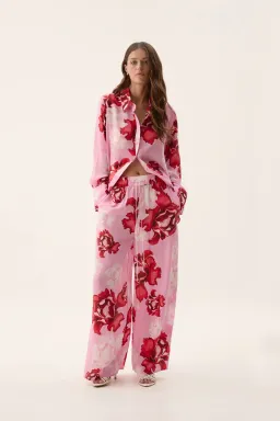 Aje Atomic Silk Shirt size 6 and Relaxed Pants set - size 8 for rent on The Volte - image 6