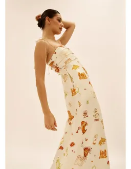 Roame Atlas Dress Fortuna Print Size 2 / AU 10 for rent on The Volte - image 4