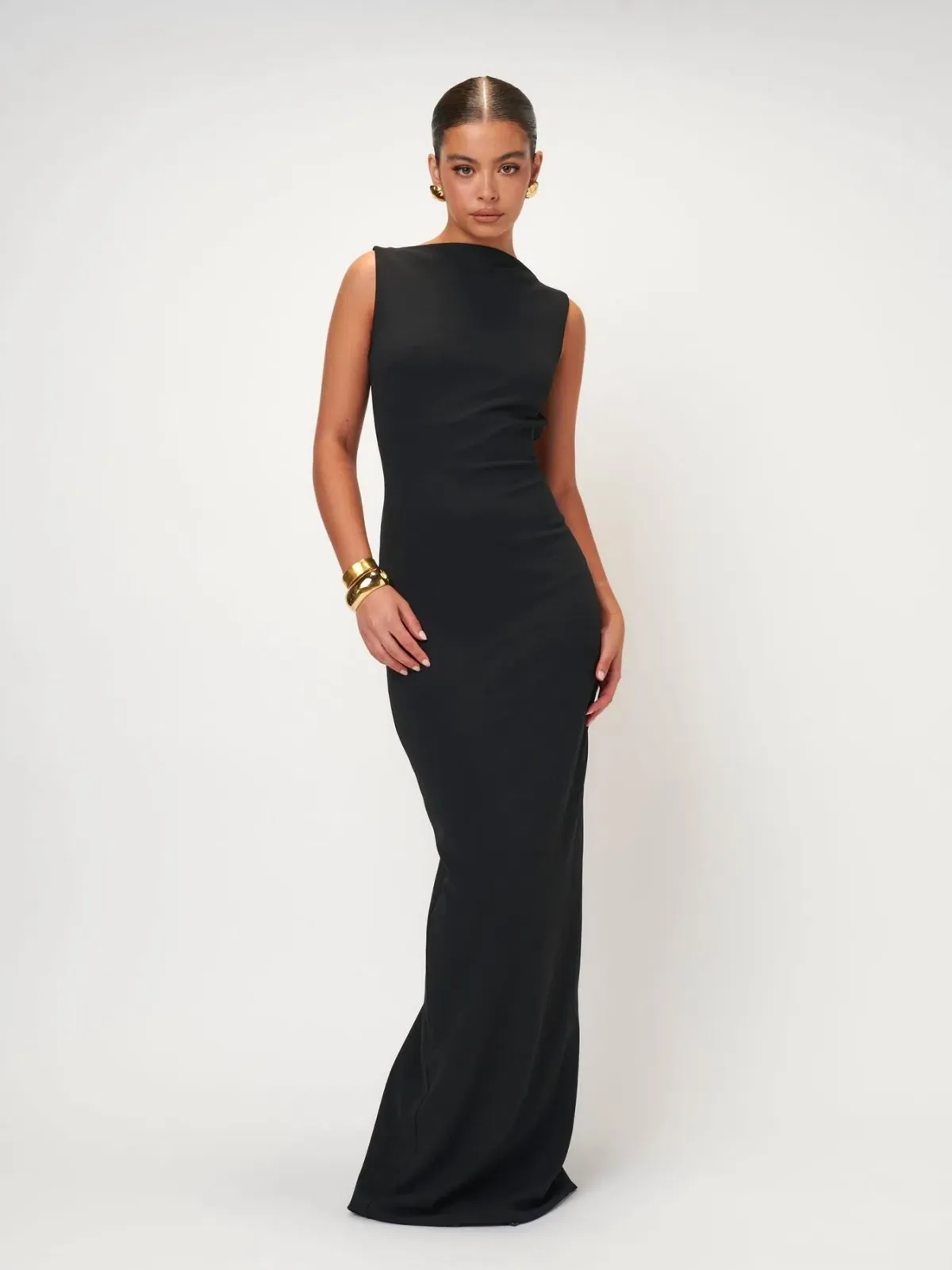 Effie Kats Verona Gown Black Size M / AU 10 - Image 2