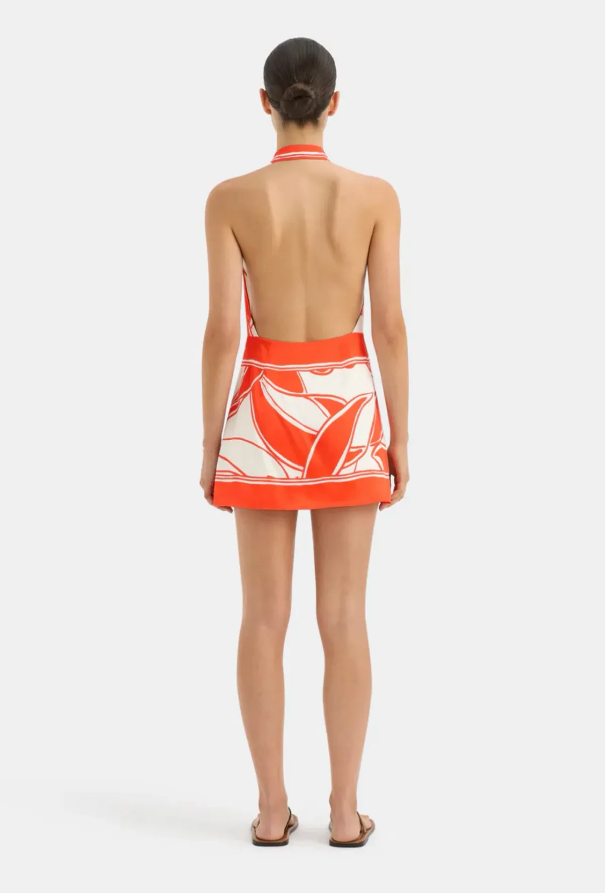 Sir the Label Ramona Wrap Halter Mini Dress Mariposa Lily Size 6 - Image 2