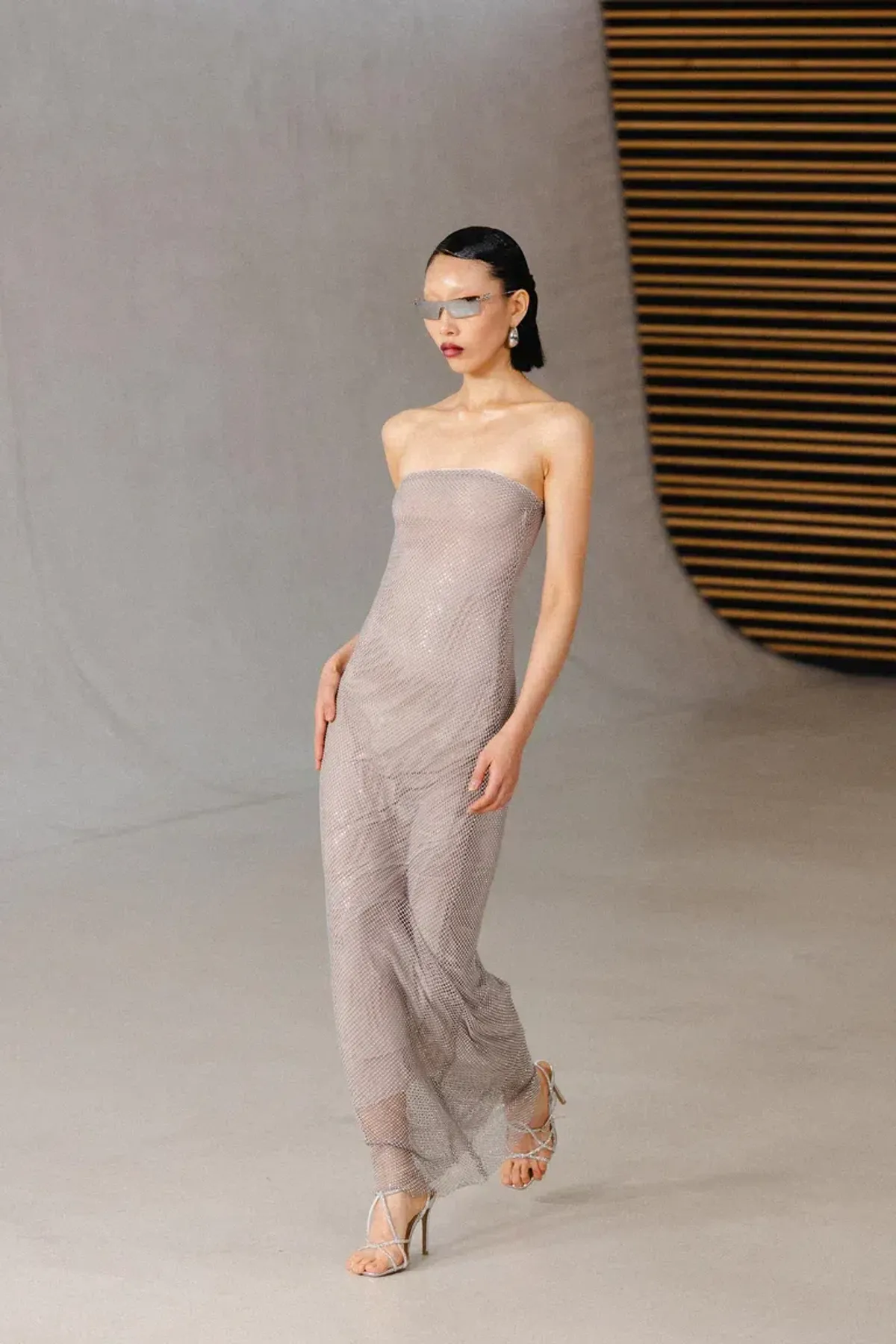 Henne Carmine Dress Nude Size XXS/XS / AU 6 - Image 3