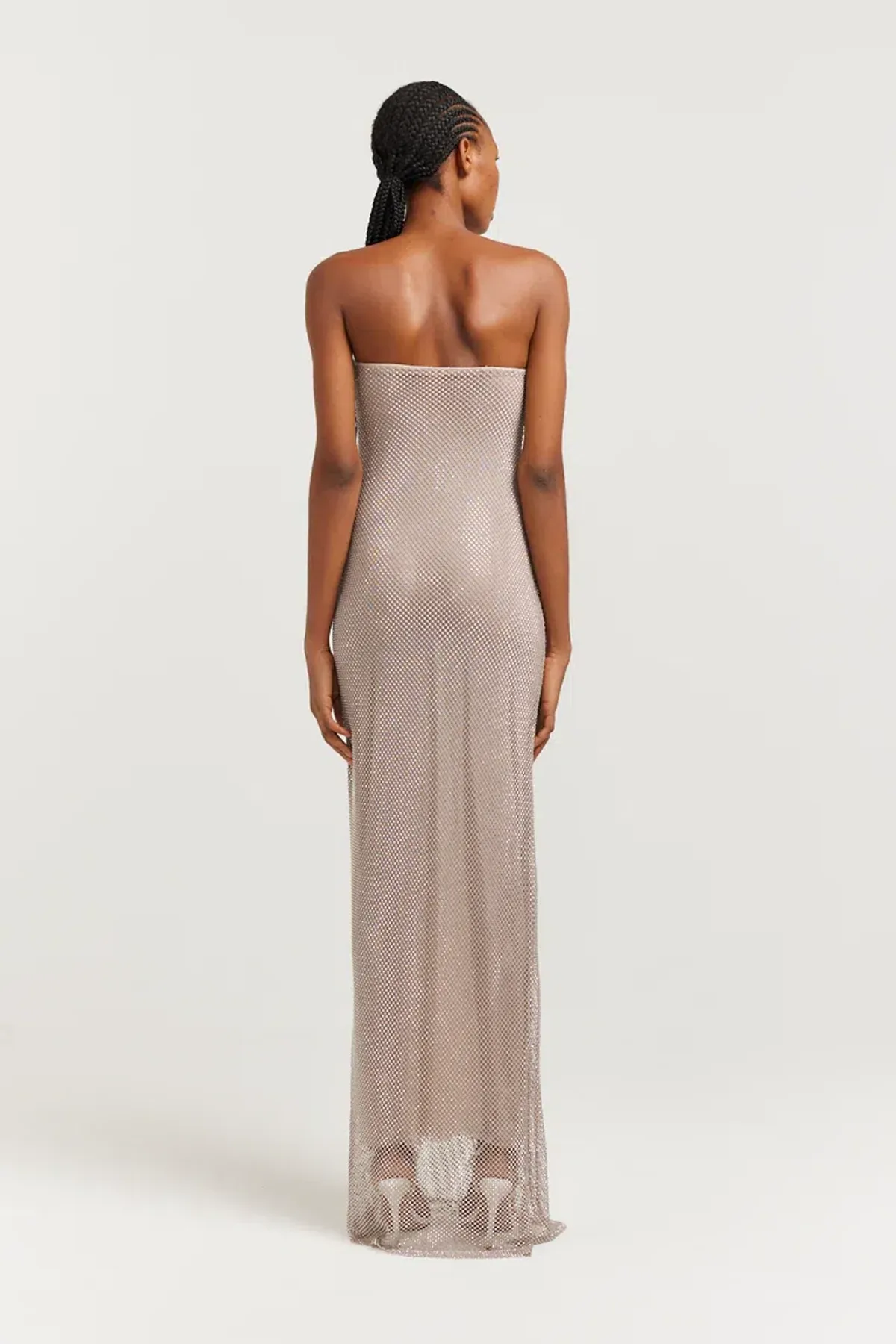 Henne Carmine Dress Nude Size XXS/XS / AU 6 - Image 4